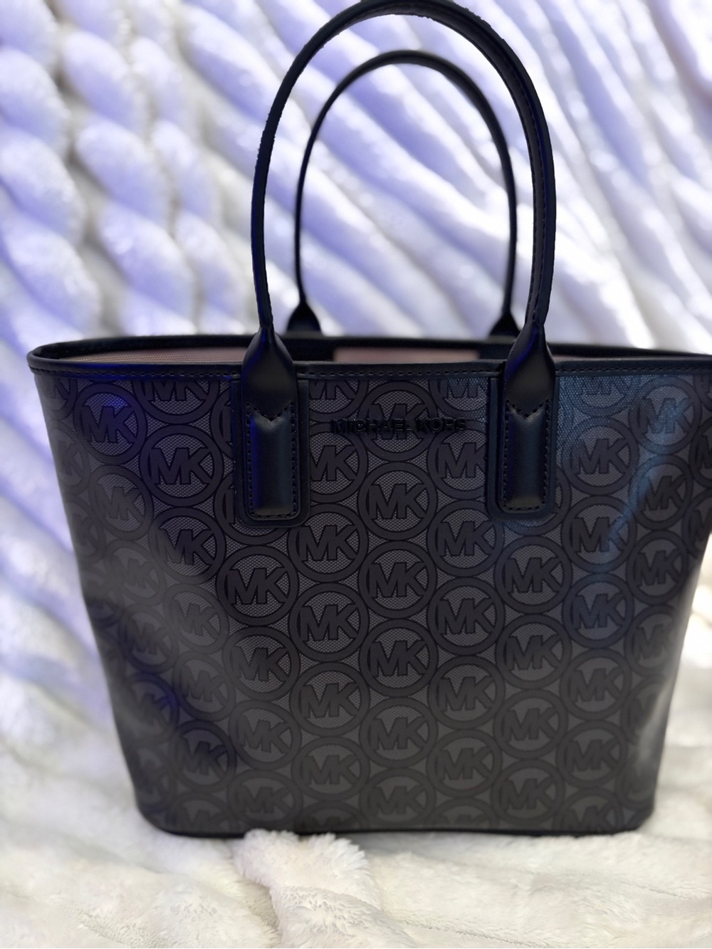 Michael Kors Black Logo small Tote Bag